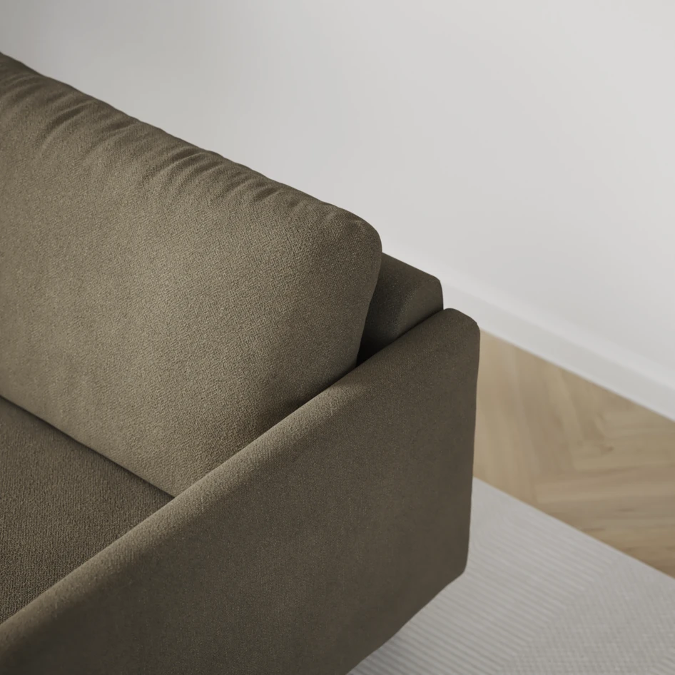 Madison Lux - Hörnsoffa 2+3-sits, hörn 1 - Brun