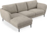 Madison Lux - 2-sits soffa med schäslong vänster - Vit
