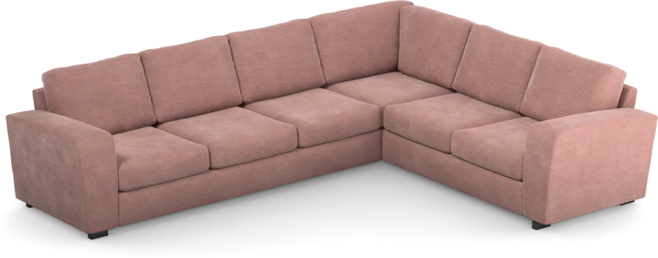 Friday - Hörnsoffa, 3+2-sits - Rosa