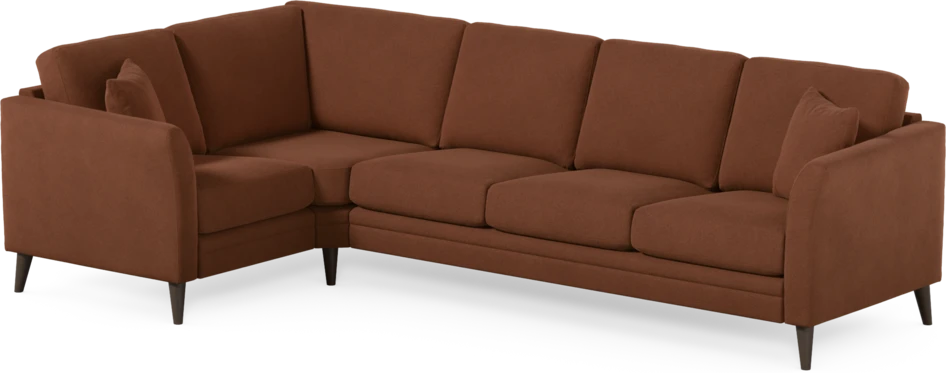 Eden - Hörnsoffa, 1+3-sits - Orange