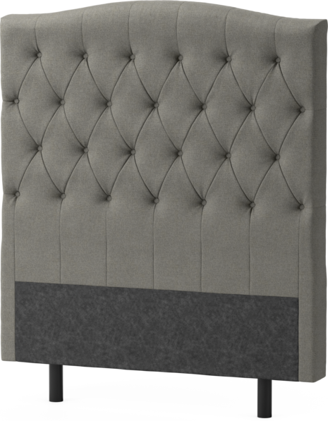 Delux Välvd - Sänggavel, 90-210 cm - Grå