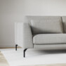 Willow - 3-sits soffa, hel dyna, fast klädsel - Grå