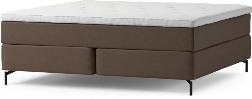 Delux Exclusive - Kontinentalsäng, dubbelsäng med bäddmadrass och sängben