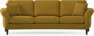 Eden - 3-sits soffa svängd - Gul