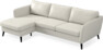 County - 3-sits soffa med flyttbar schäslong - Vit