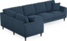 Eden - Hörnsoffa, 1+3-sits - Blå