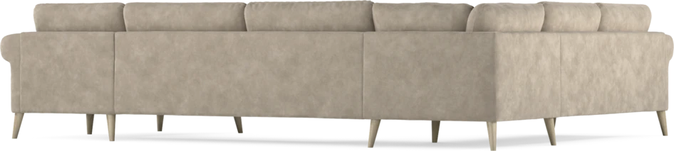 Bridge - Hörnsoffa, 2+3-sits med schäslong höger - Beige
