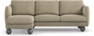 Madison Lux - 2-sits soffa med schäslong vänster - Beige