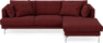 Harper - 4-sits med schäslong höger  - Rosa