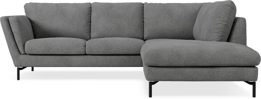 Madison Lux - 2-sits soffa med divan höger - Vit