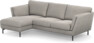 Madison Lux - 2-sits soffa med schäslong vänster - Grå