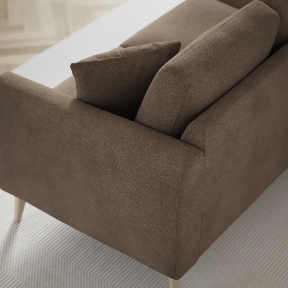 Eden - 2,5-sits soffa - Brun