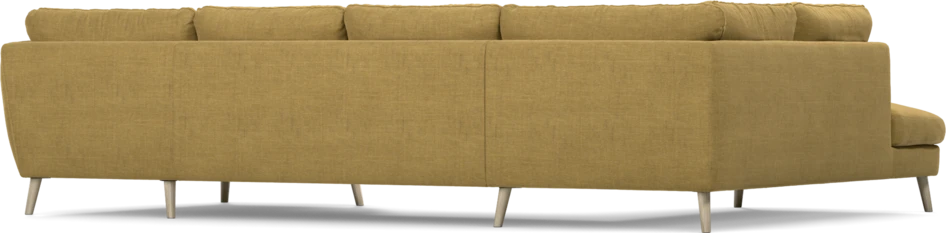 Madison Lux - 2-sits soffa med divan vänster och schäslong höger - Gul