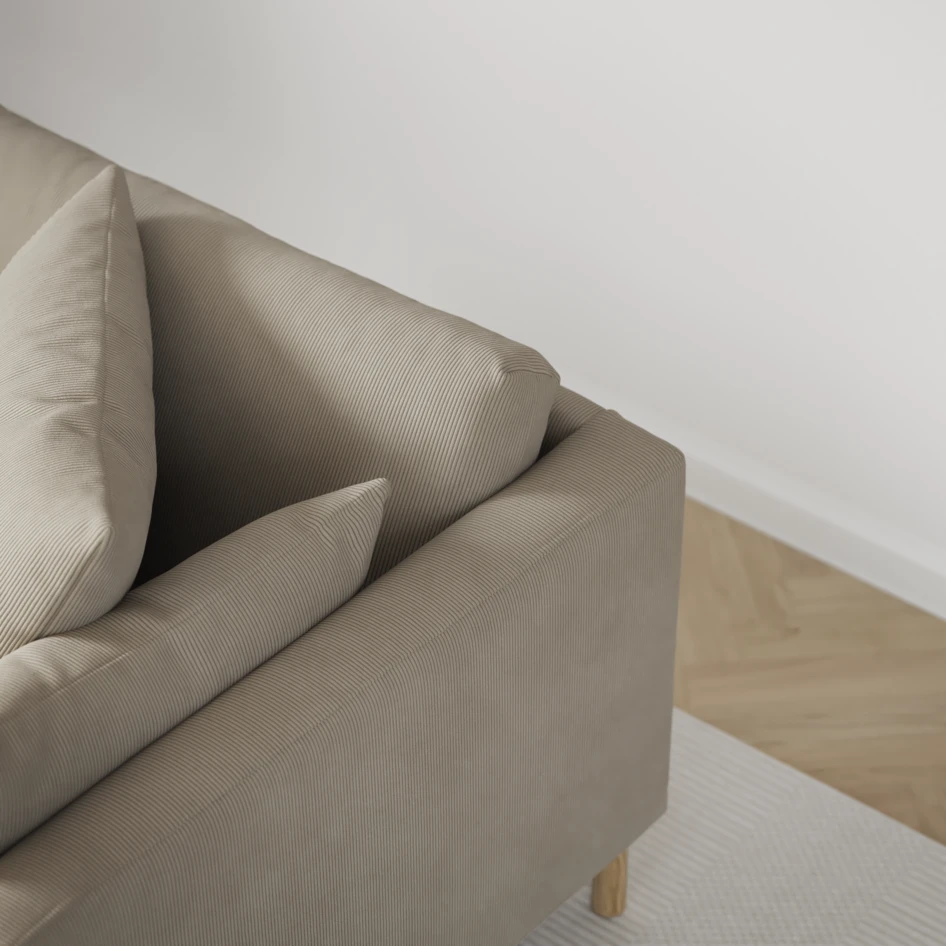 Harper - 3-sits soffa - Beige