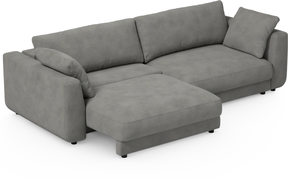 Amie - Bäddsoffa 4-sits - Grå