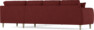 Eden - Hörnsoffa, 3+3-sits - Röd
