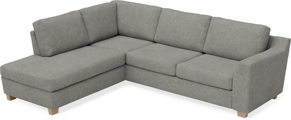 Friday - 2,5-sits soffa med divan vänster - Grå