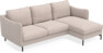 Madison - 2-sits soffa med schäslong höger - Beige