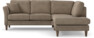 Eden - 2-sits soffa med divan - Brun