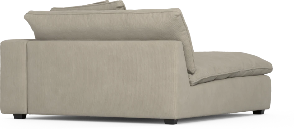 Bellora - Schäslong XL med armstöd höger - Beige