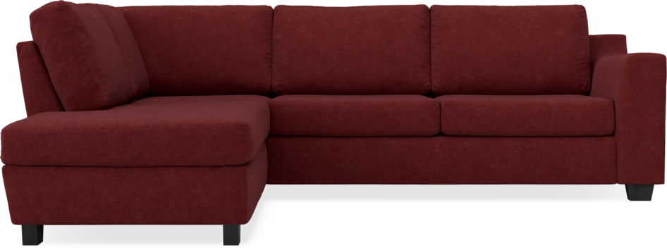 Friday - 2,5-sits soffa med divan vänster - Rosa