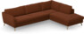 County - 2,5-sits soffa med divan höger - Röd