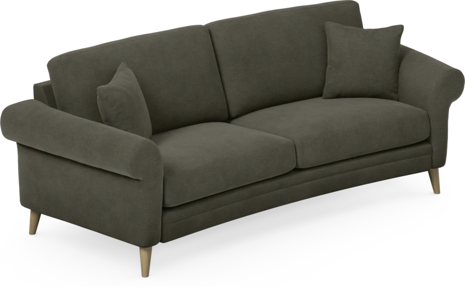 Eden - 2,5-sits soffa svängd - Grå