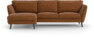 Madison Lux - 2-sits soffa med schäslong vänster - Orange