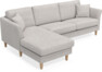 Eden - 2,5-sits soffa med schäslong - Grå