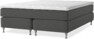 Delux Sense - Kontinentalsäng, dubbelsäng med bäddmadrass - Grå