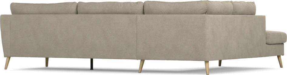 County - 2,5-sits soffa med divan vänster - Beige