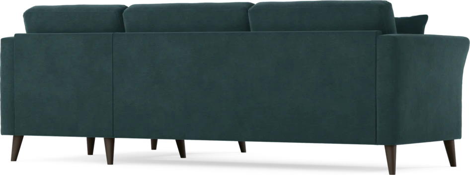 Eden - 2,5-sits soffa med schäslong - Blå