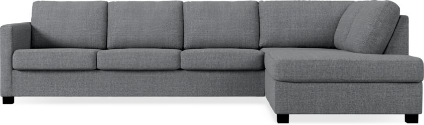 Nevada - 3-sits soffa med divan höger - Grå