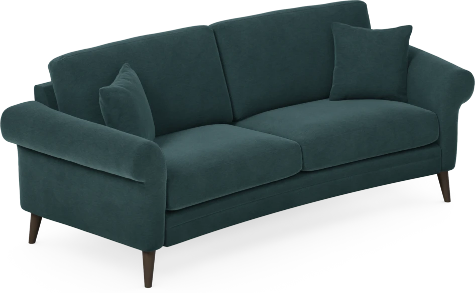 Eden - 2,5-sits soffa svängd - Blå