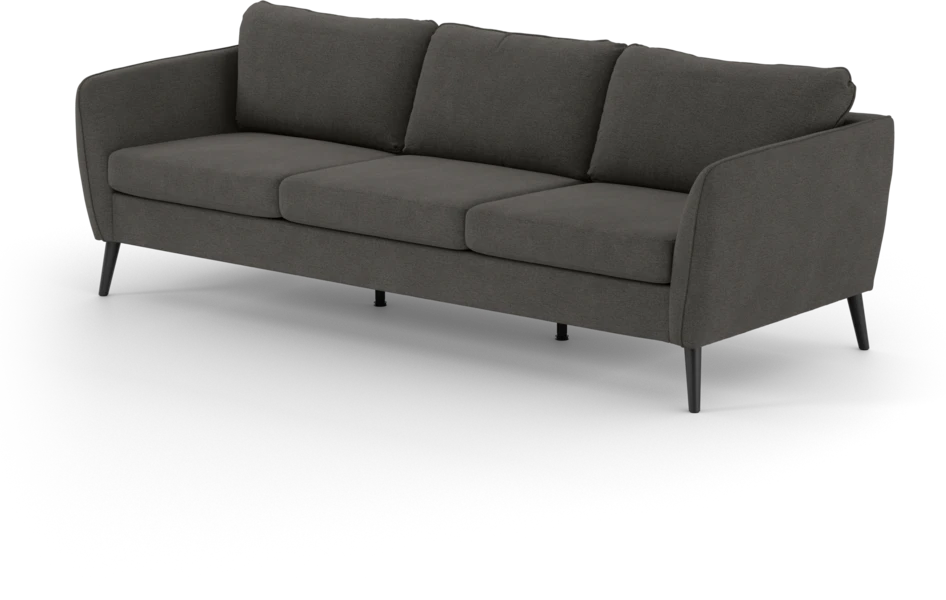 County - 3-sits soffa - Brun
