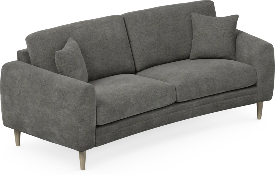 Eden - 2,5-sits soffa svängd - Grå
