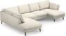 Madison Lux - 2-sits soffa med divan vänster och schäslong höger - Vit