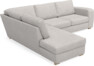 Friday - 2,5-sits soffa med divan vänster - Grå