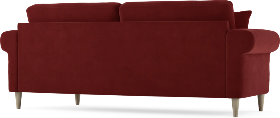 Eden - 2,5-sits soffa svängd - Röd
