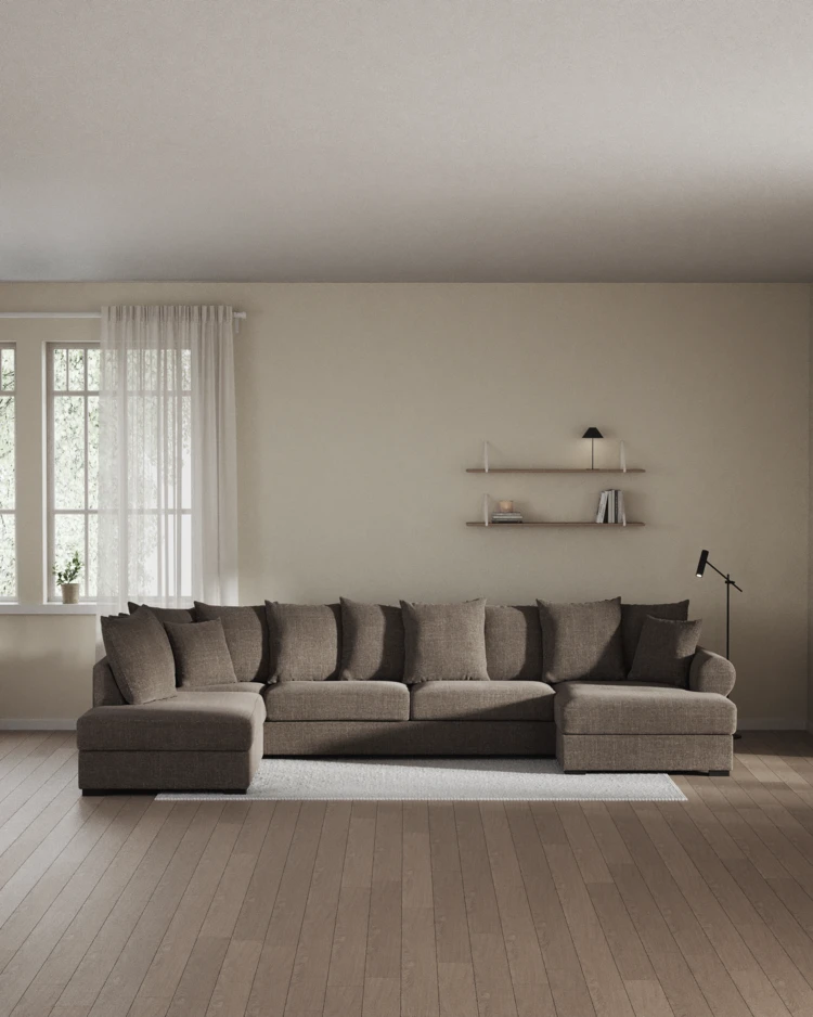 Town - 3-sits soffa med divan vänster och schäslong höger - inspiration