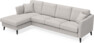 Eden - 3-sits soffa med schäslong - Grå