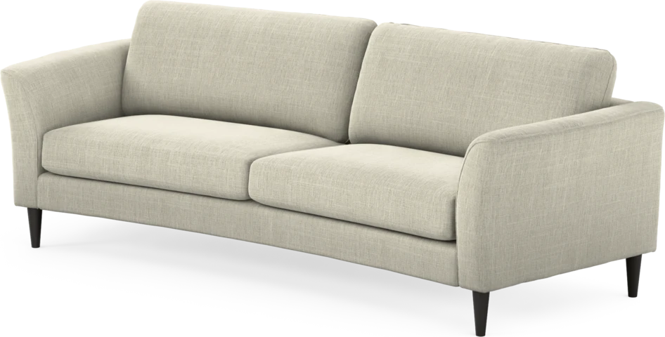 Bridge - 3-sits soffa svängd - Beige