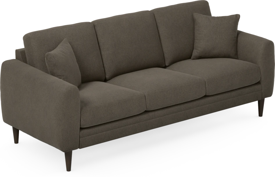 Eden - 3-sits soffa - Brun