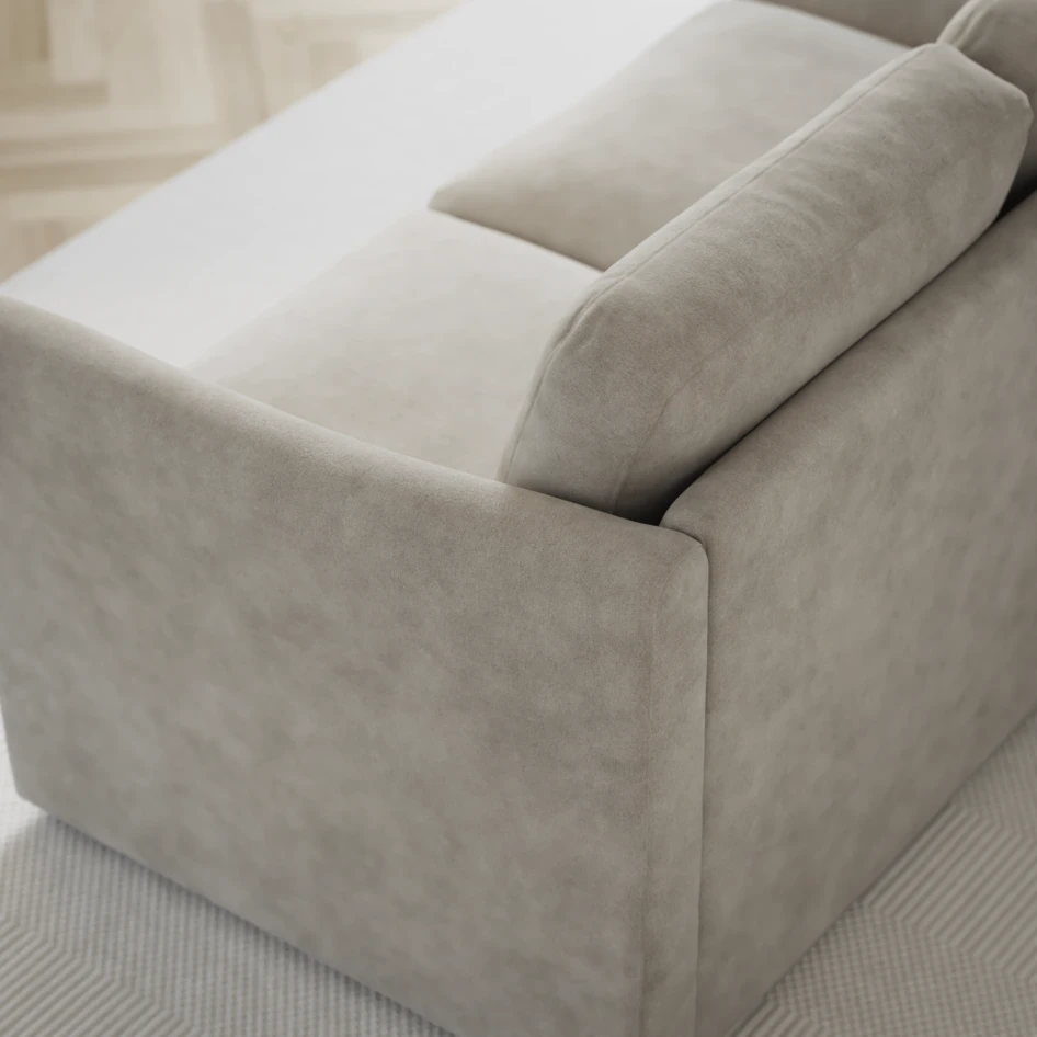 Öland - Bäddsoffa 3-sits, längsbäddad - Grå