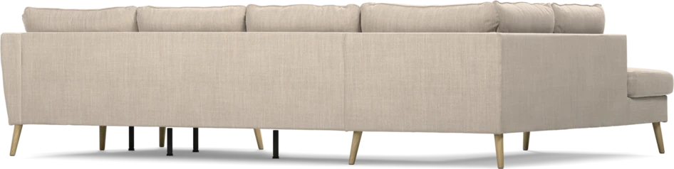 County - 3-sits soffa med divan vänster och schäslong höger - Beige
