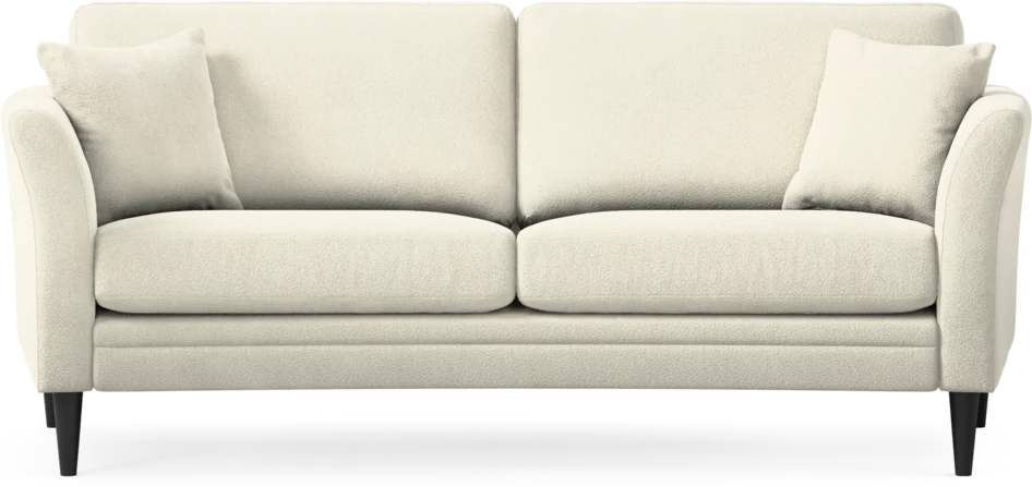 Eden - 2,5-sits soffa svängd - Vit