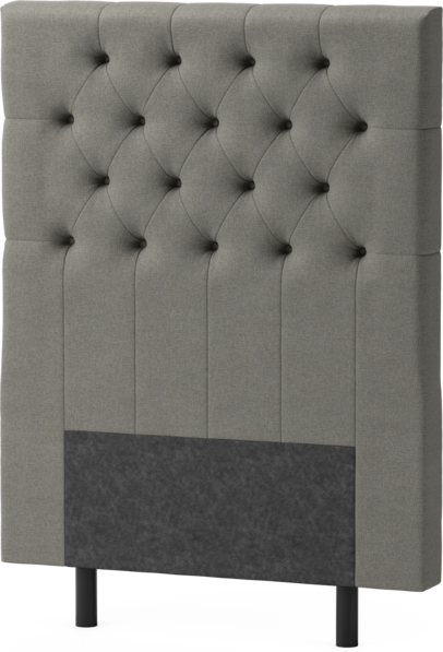 Delux Pikerad XL - Sänggavel, 90-210 cm - Grå