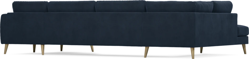Bridge - 3-sits soffa med divan vänster och schäslong höger - Blå