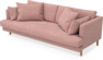 Harper - 3-sits soffa, hel dyna - Rosa