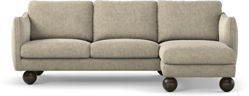 Madison - 2-sits soffa med schäslong höger - Beige